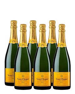 Veuve Clicquot Yellow Label Champagne, 6 X 75cl 