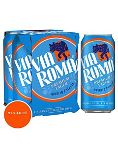 Via Roma Premium Lager 24 x 440ml