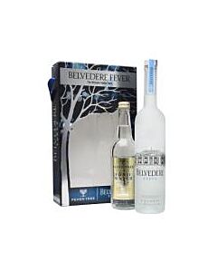 Belvedere Pure - Plain Vodka - Limited Edition Fever Tree Gift Pack - 70cl - 40% ABV