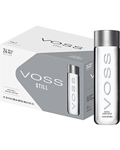 Voss PET Artesian Still Water Bottle 500 ml (Pack of 24)