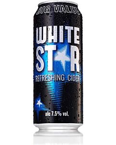 White Star Cider Refreshing, 24 X 500 Ml, Case Of 24