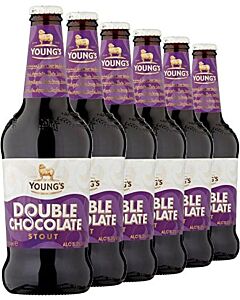 Youngs Double Chocolate Stout  8 x 500ml  ( Pack of 8 ) 