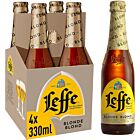 Leffe Blonde - Premium Belgian Pale Abbey Beer Bottle - 24 x 330ml 6%