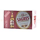 Sagres - Premium Portuguese Lager Beer Bottle  24 x 330 ml 