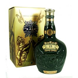 Chivas Regal - Royal Salute 21 yo - Green Wade Ceramic Decanter