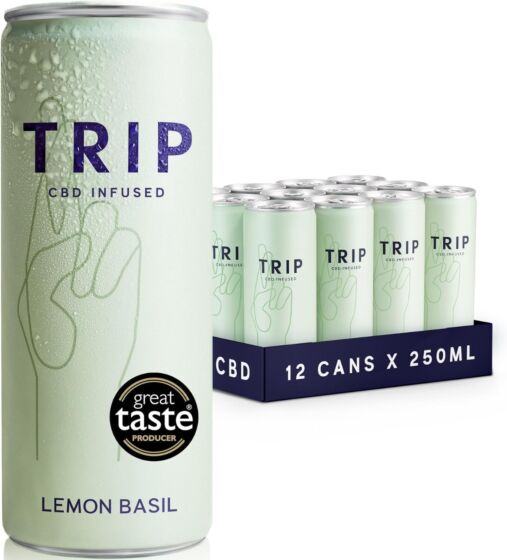 TRIP Lemon & Basil Infused Drink 12 x 250ml
