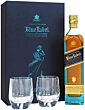 Johnnie Walker Blue Label Gift Set  70cl with branded Crystal glass tumblers