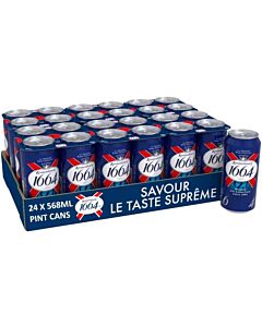 Kronenbourg 1664 Beer Lager 24x568ml Pint cans