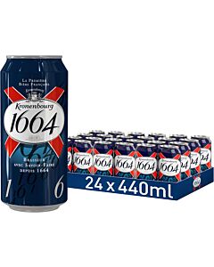 Kronenbourg 1664 Premium Lager 24 x 440ml Cans