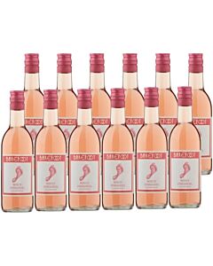 Barefoot White Zinfandel Rose Wine 187ml 12 pack 
