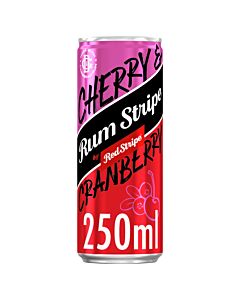 Red Stripe Rum Stripe Cherry & Cranberry Caribbean Rum Cocktail Can 250ml