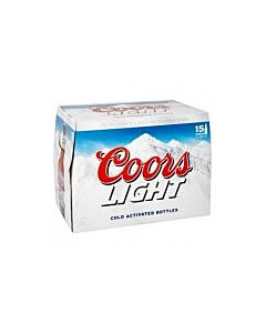 Coors Light - Premium Beer Bottle - 24 x 330 ml 