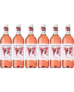 Echo Falls Fruit Fusion Wine Summer Berries Rosé Wine 6 X 75cl