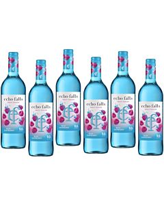 Echo Falls Fruit Fusion Blue Raspberry Wine  6 x 75cl