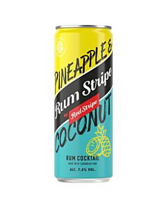 Red Stripe Rum Stripe Pineapple & Coconut Rum Cocktail 7.5% ABV Can 250ml