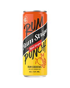 Red Stripe Rum Stripe Rum Punch Caribbean Rum Cocktail 7.5% ABV Can 250ml