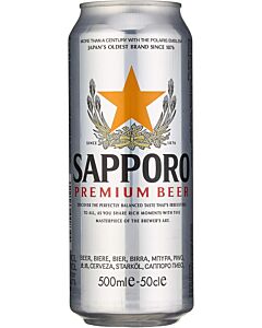 Sapporo Premium Lager 24x 500ml Cans