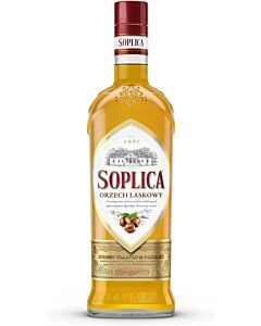 SOPLICA - Polish Hazelnut Vodka - Natural Ingredients - For Shots & Cocktails - 28% Alcohol - 500 ml