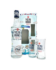 Yeni Raki 1937 Arak Gift Set W/ 2 Yeni Raki Arak Glasses