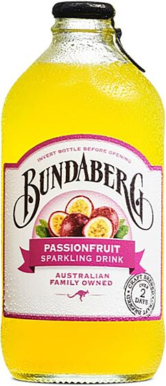 Bundaberg Sparkling Passionfruit - Australian Import (12 x 375ml Bottles)