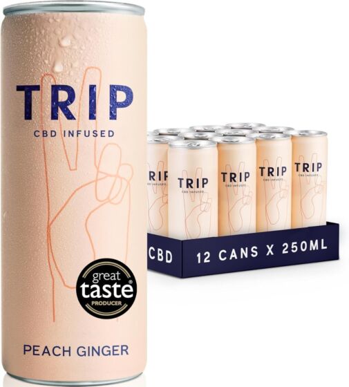 TRIP Peach & Ginger Infused Drink 12 x 250ml