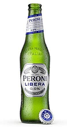 Peroni Nastro Azzurro 0.0 Alcohol Free Beer 24x 330ml