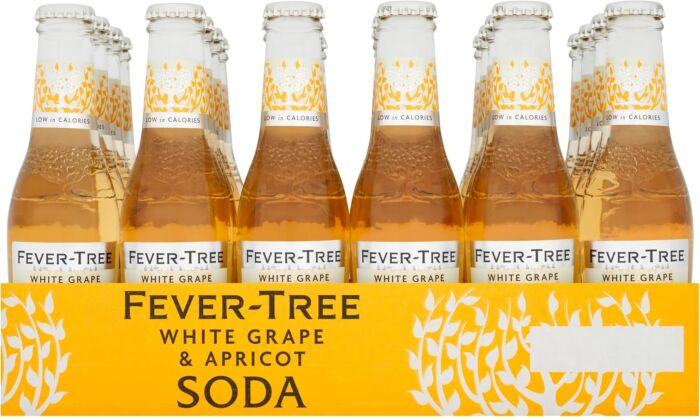 Fever Tree White Grape and Apricot Soda/Case of 24x20cl