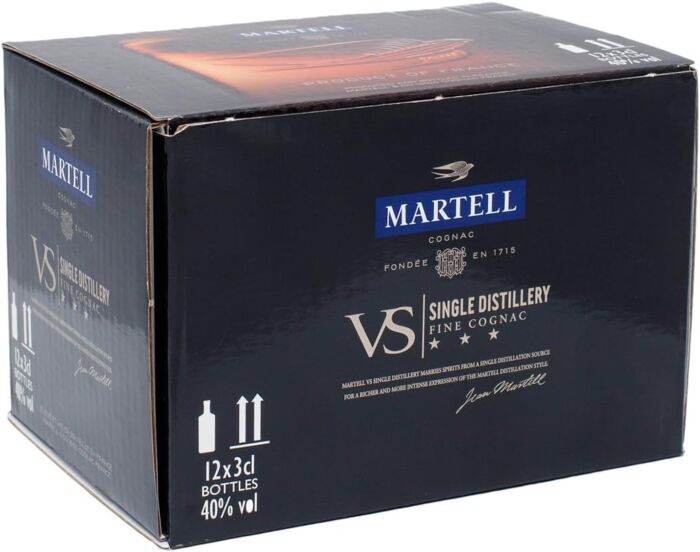 Martell VS Cognac 3cl Miniature - 12 Pack