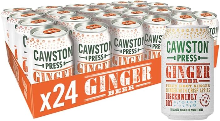 Cawston Press Sparkling Ginger Beer 24x 330ml