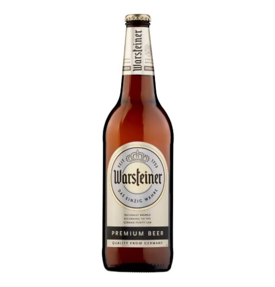 Warsteiner Premium German Lager Beer Bottle 12x 660ml