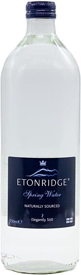 Etonridge Elegantly Still Spring Water Glass Bottles 12 x 750ml 