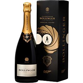 Bollinger Special Cuvee Champagne 75cl - James Bond 007 Limited Edition 45th Anniversary  Gift Box 2025 Release 