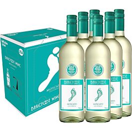 Barefoot White Moscato 6 X 75CL