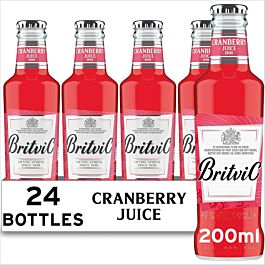 Britvic Cranberry Juice  Pack of 24 x 200ml 