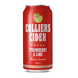 Colliers Cider Strawberry & Lime Cans 24 x 440ml