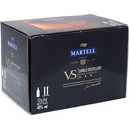 Martell VS Cognac 3cl Miniature - 12 Pack