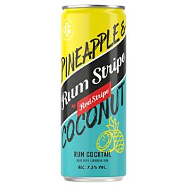 Red Stripe Rum Stripe Pineapple & Coconut Rum Cocktail 7.5% ABV Can 250ml