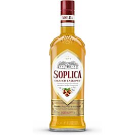 SOPLICA - Polish Hazelnut Vodka - Natural Ingredients - For Shots & Cocktails - 28% Alcohol - 500 ml