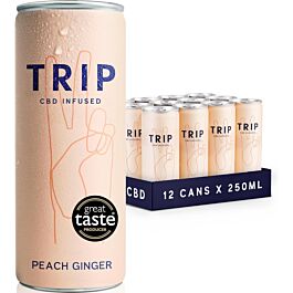 TRIP Peach & Ginger Infused Drink 12 x 250ml