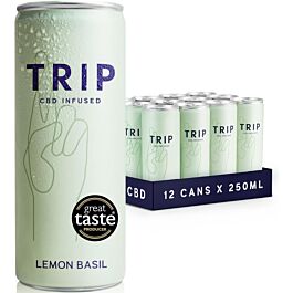TRIP Lemon & Basil Infused Drink 12 x 250ml