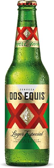 Dos Equis Mexican Lager, 24 x 355 ml Bottles