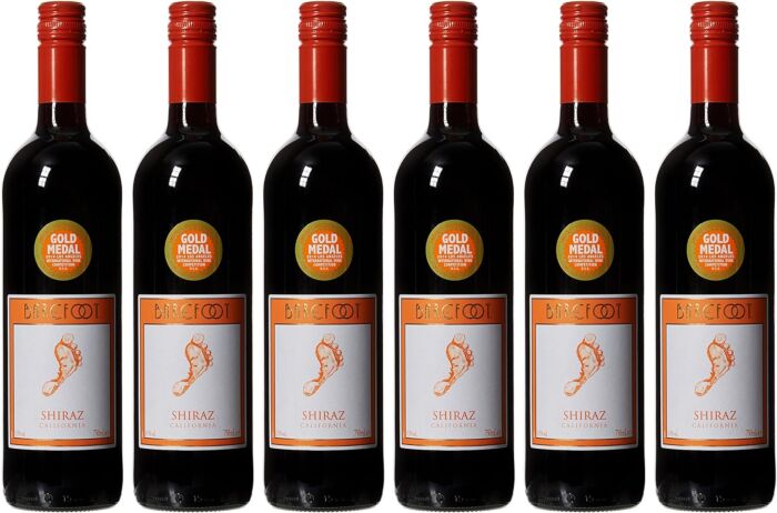 Barefoot Shiraz Red Wine (Case of 6 x 75cl Bottles