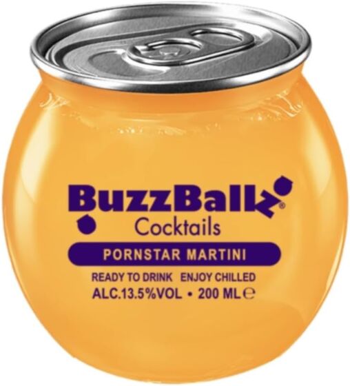 BuzzBallz Cocktails Pornstar Martini 3 x 200ml