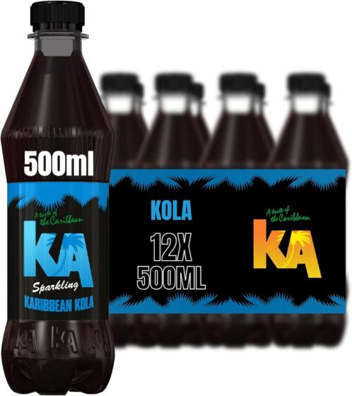 KA Kola Caribbean Cola, Authentic Jamaican Recipes - 12 x 500ml