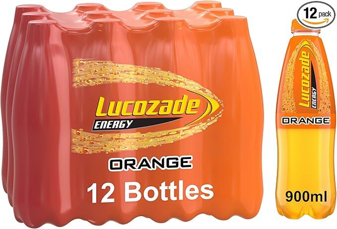 Lucozade Orange Energy Drink 12 x 900ml