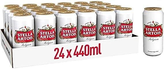 Stella Artois Premium Lager 24x 440ml Cans