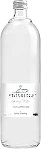 Etonridge Lightly Sparkling Spring Water Glass Bottles 12 x 750ml 