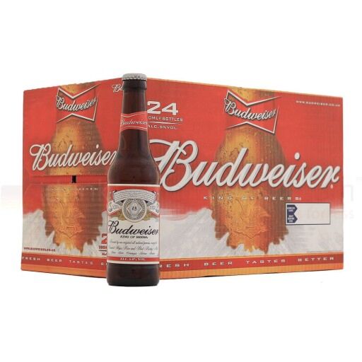 Budweiser  Beer Bottle 24x330ml