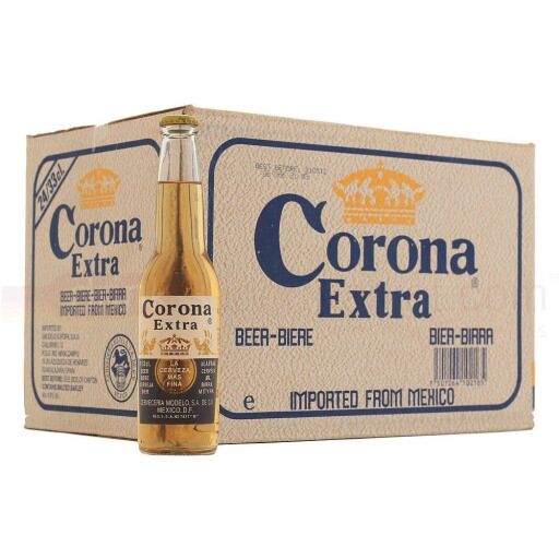 Corona - Premium Mexican Lager Beer Bottle - 24 x 330ml