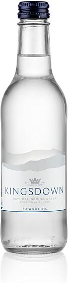 Kingsdown Sparkling Water Glass Bottle 24 x 330ml
